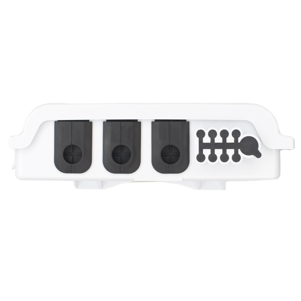 Fiber Access Terminal (BTFAT0411W) White color,  loaded with , 8 X SC/APC - SC/APC - Simplex Adapters , 1 X 1:8 Spliters