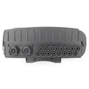 Fiber Access Terminal (BTFAT0811B) Black color,  loaded with , 16 X SC/APC - SC/APC - Simplex Adapters , 1 X 1:16 Spliters