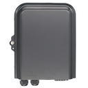 Fiber Access Terminal (BTFAT0211B) Black color,  loaded with , 8 X SC/APC - SC/APC - Simplex Adapters , 1 X 1:8 Spliters