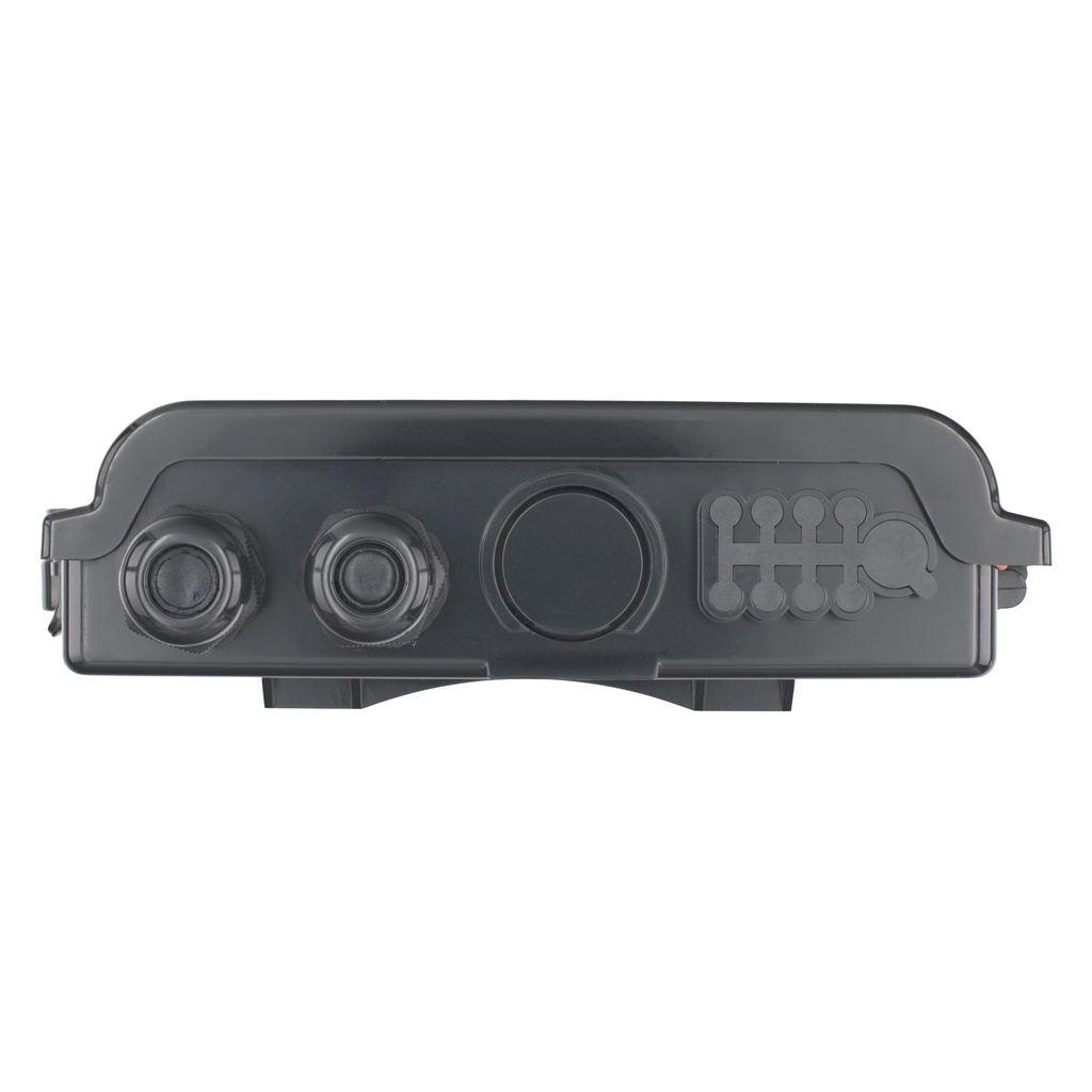 Fiber Access Terminal (BTFAT0211B) Black color,  loaded with , 8 X SC/APC - SC/APC - Simplex Adapters , 1 X 1:8 Spliters