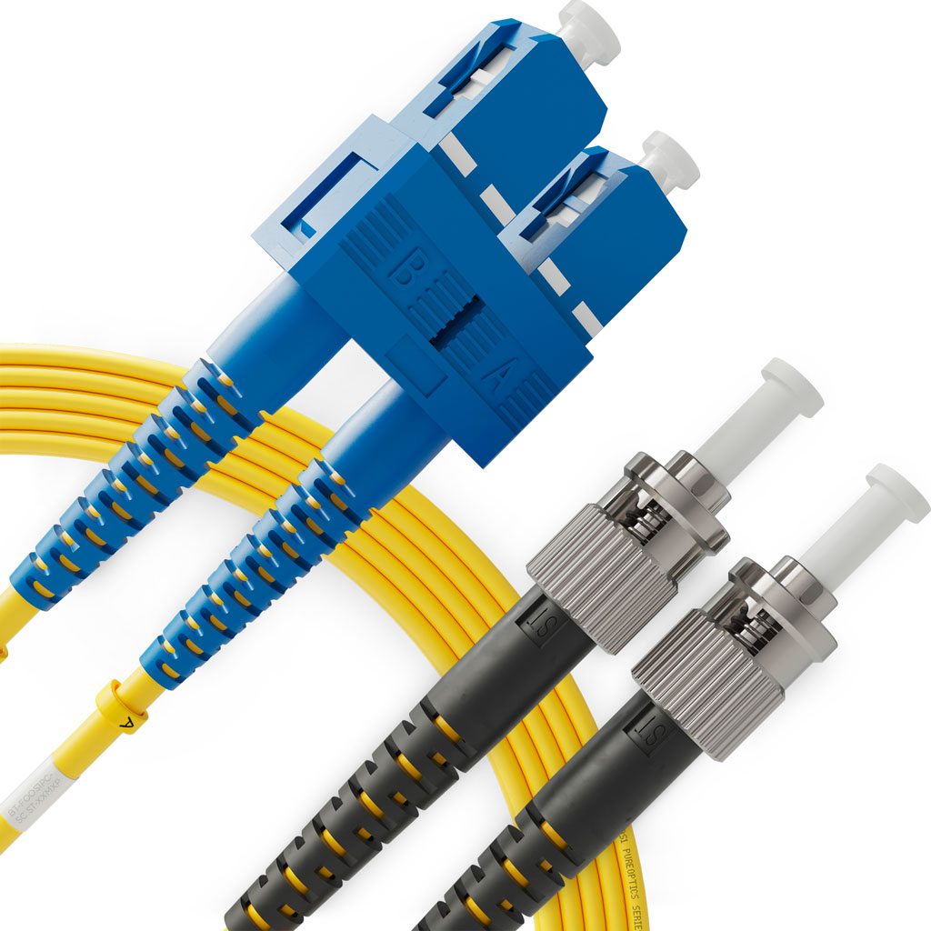 SC a ST Latiguillo Óptico Monomodo OS2 Duplex, UPC/UPC (1 Unidad)