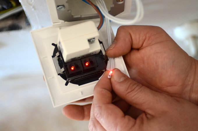 fibra optica plastica