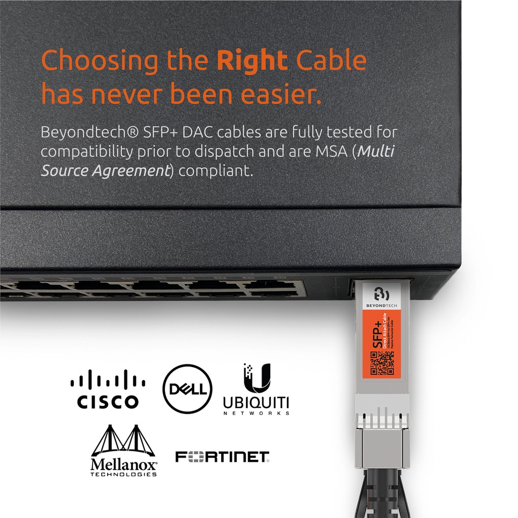 Cable de Conexión Directa (DAC) SFP 10Gbps - 1 Metro