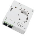 Optical Termination Box (BTOTB0411W) White color loaded with , 2 X SC/APC - SC/APC - Simplex Adapters , 2 X OS2 1M (Yellow) Pigtails 