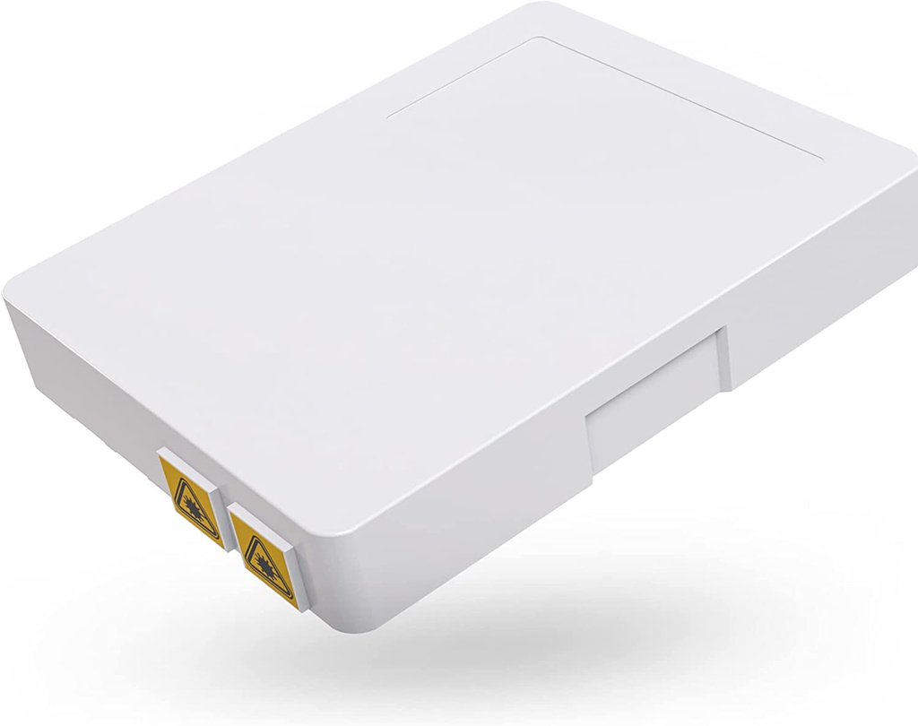 Caja de Distribución FTTH SC/APC - Incluye Pigtail Monomodo 1.5 Metros / 0.9mm