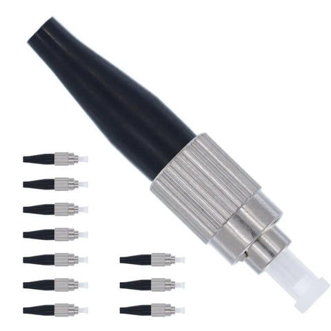 Conectores de Fibra Óptica FC/PC Multimodo Simplex  3.0 mm - 10 Unidades