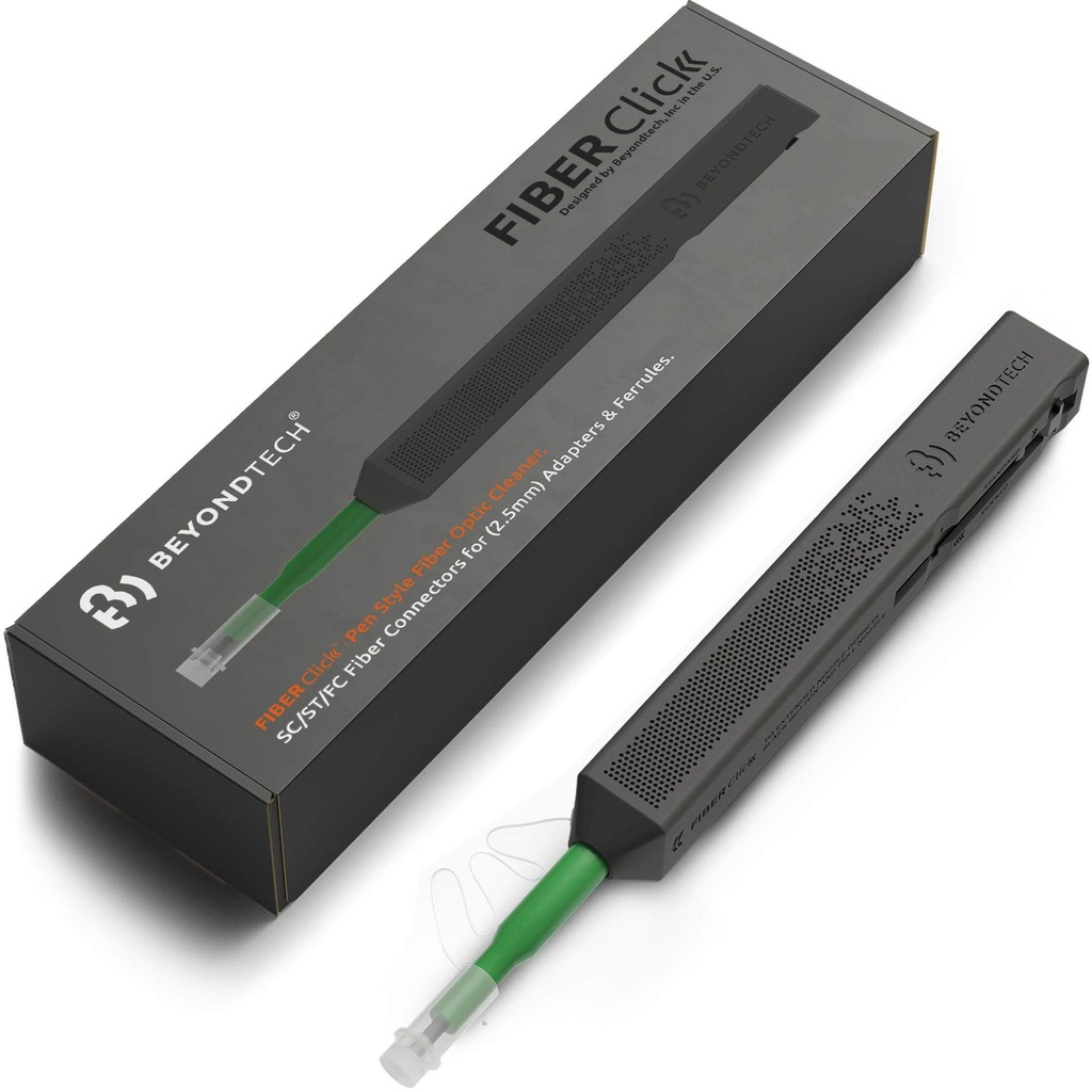 Lápiz limpiador de fibra óptica SC / Tamaño: 2,5 mm (conectores de fibra SC/ST/FC) - FiberClick ™