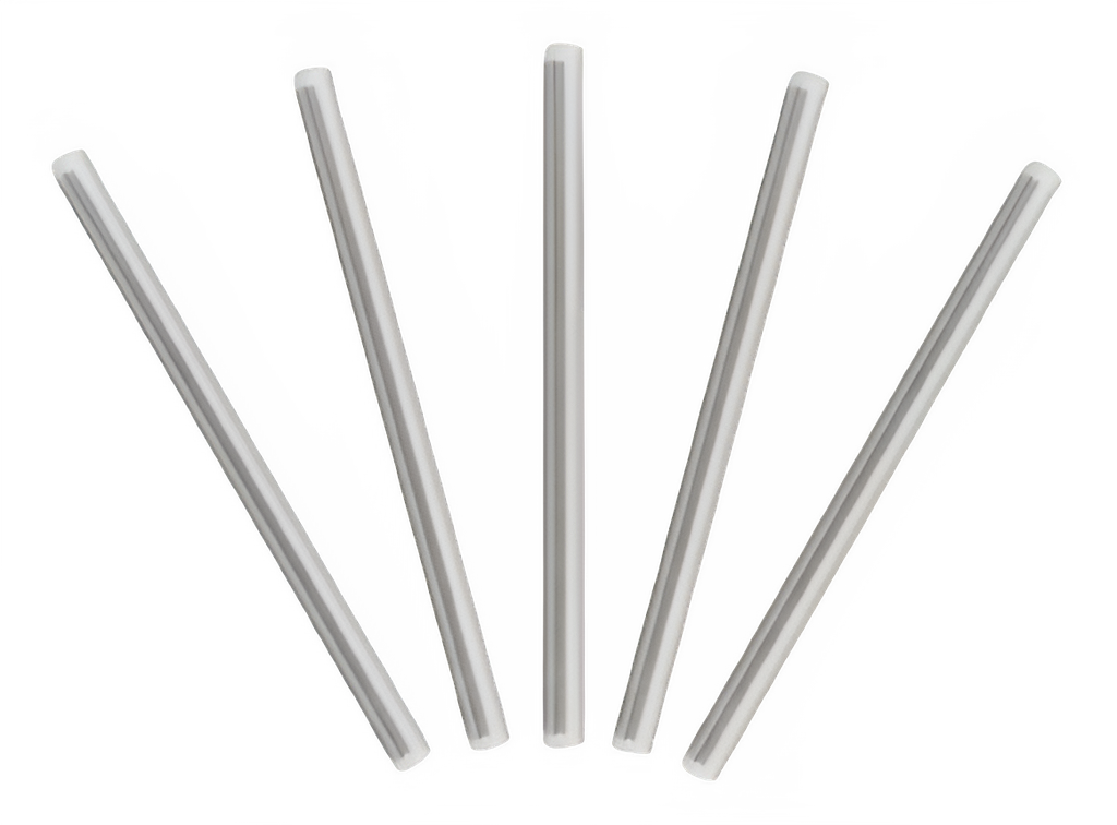 Manga Termorretráctil de Fibra Óptica Transparente con Longitud de 1.2mm x 45 mm - (50 Unidades)