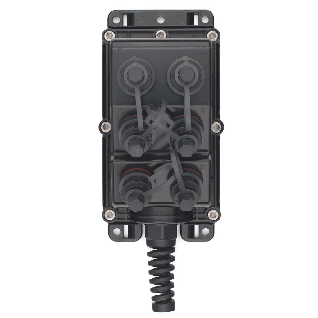 Caja Terminal de 6 Núcleos (Caja MST) compatible con conector OptiTap.