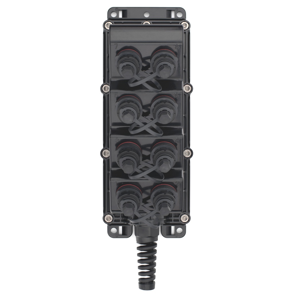 Caja Terminal de 8 Núcleos (Caja MST) compatible con conector OptiTap.