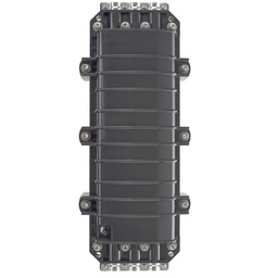 [BTSPC1141B] Cierre de Empalmes de Fibra Óptica Horizontal Mecánico para 96 Núcleos  (BTSPC11B) con 4 Bandejas de 12 Posiciones, (Negro)