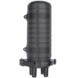 [BTSPC0641B] Cierre de Empalmes de Fibra Óptica Tipo Domo Termocontraíble para 96 Núcleos  (BTSPC06B) con 4 Bandejas de 12 Posiciones, (Negro)
