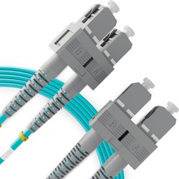 ​SC a SC Latiguillo Óptico Multimodo OM3 Duplex, UPC/UPC (1 Unidad)