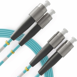 ​FC a FC Latiguillo Óptico Multimodo OM4 Duplex, UPC/UPC (1 Unidad)