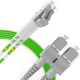​LC a SC Latiguillo Óptico Multimodo OM5 Duplex, UPC/UPC (1 Unidad)