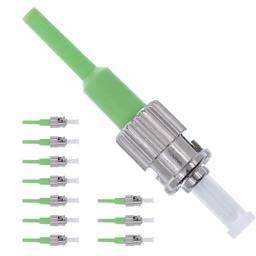 [BTCSTAGGS91ES-10P] Conectores de Fibra Óptica ST/APC Monomodo Simplex  0.9 mm - 10 Unidades