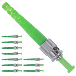[BTCSTAGGS31ES-10P] Conectores de Fibra Óptica ST/APC Monomodo Simplex  3.0 mm - 10 Unidades