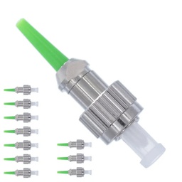 [BTCFCAGGS91ES-10P] Conectores de Fibra Óptica FC/APC Monomodo Simplex  0.9 mm - 10 Unidades